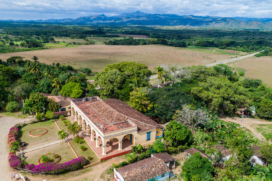  Former colonial mansion in Manaca Iznaga village near Trinidad, Cuba