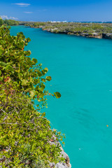 Cove at a coast of Pay of Pigs near Playa Giron village, Cuba