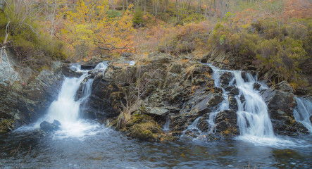 Loch Lomond & The Trossachs National Park , mountain river in Scotland