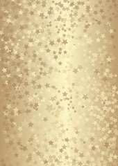 golden background with stars