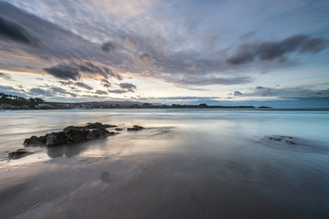 Reflections on the beach of Arnao!