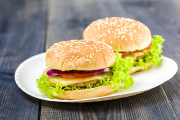 cheeseburger quick and tasty breakfast