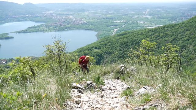 Trekking con lo zaino