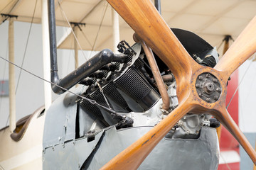 Wooden Propeller of an Old Fighter Aeroplane