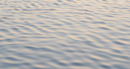 Ocean surface at sunset