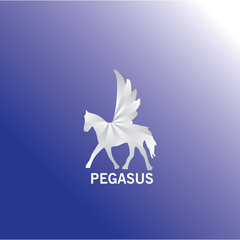 Pegasus Logo Vector Template Design