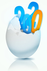 birth of a new year, eggva