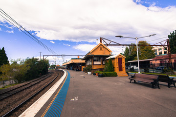 Katoomba Railway Station in Australia - 186479970