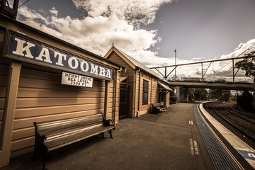 Katoomba Railway Station in Australia - 186479995