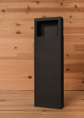 empty black gift box
