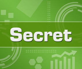 Secret Green Technology Background Square 