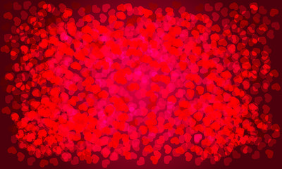 Love Heart Background Template
