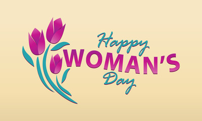 Happy Woman's Day Template