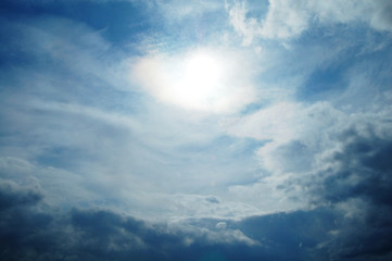 Obraz premium 北海道の大空