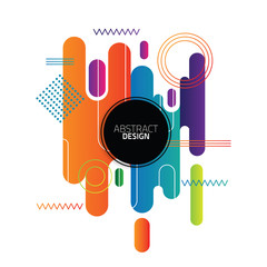 Abstract Modern Shape Design Background