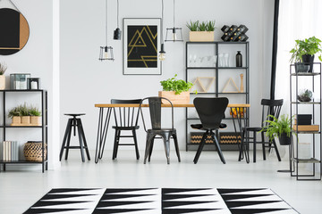 Scandinavian style dining room