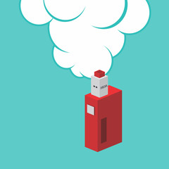 isometric block electric cigarette personal vaporizer