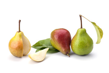 Fresh pears isolated