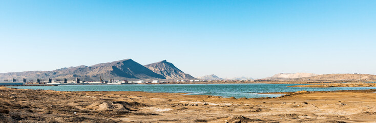 Industrial zone at the mountain