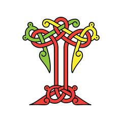 Decorate type design. Vector illustration.