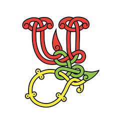 Decorate type design. Vector illustration.