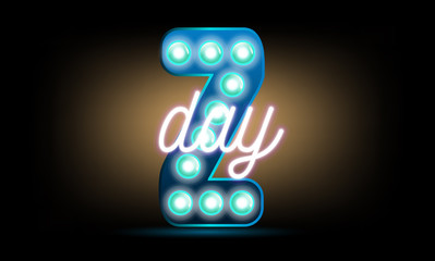 Lettering vintage poster. Vector illustration.