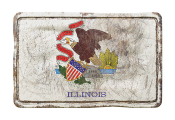 Old Illinois State flag