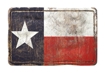 Old Texas State flag - 186492385