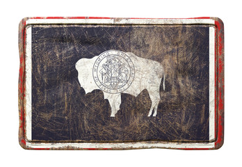 Old Wyoming State flag