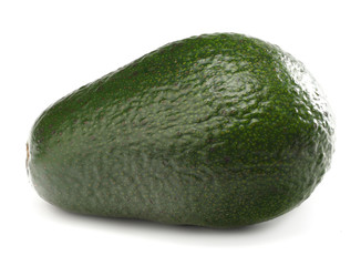 healthy food. fresh avocado isolated on white background