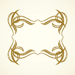 Vignette. Vector drawing