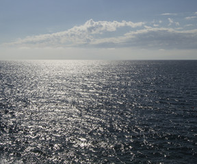 vista panoramica del mare