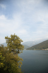 Fototapeta na wymiar Lugano lake, Switzerland