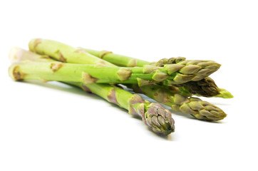 Delicious isolated asparagus