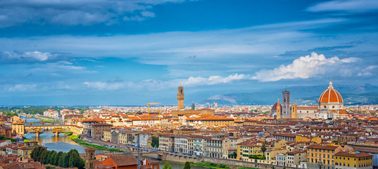 Obraz premium Panorama of Florence and Saint Mary of the Flower in Florence