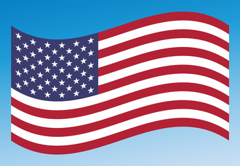 United States waving flag