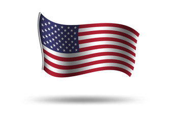 United States waving flag