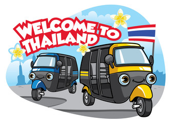 tuk tuk car of thailand
