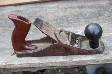 Wood working plane hand tool