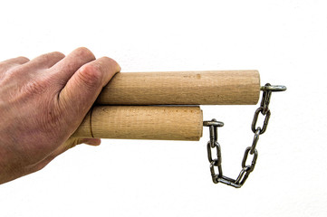 defense sports equipment and supplies, kung fu and nunchaku, martial arts and nunchaku shaking
martial arts and nunchaku

