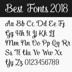 The best fonts in 2018