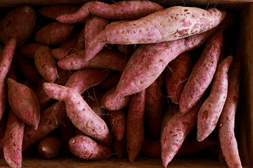purple sweet yams background