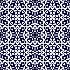 Fototapeta premium Retro ornamental seamless pattern. Flourished ornate background. Luxury elegant ornament. Vintage element. Template for design. Vector illustration