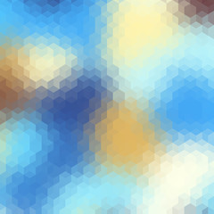 Blurred background. Geometric abstract pattern in low poly style. Polygonal pattern of a cubes.