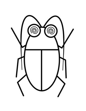 ゴキブリ(線画)