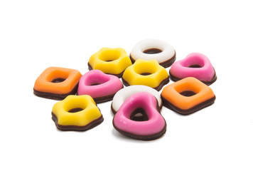 Naklejka premium fruit candy isolated