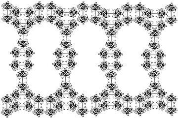vector sketch abstract flower