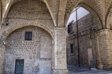 Fototapeta na wymiar Rieti (Italy), historic buildings
