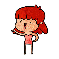 cartoon woman