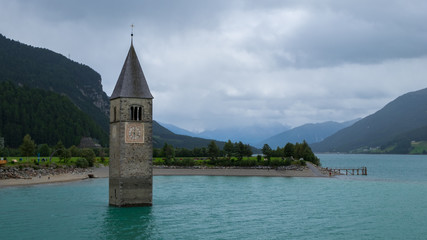 Reschensee - Lago di Resia - Lake Resia